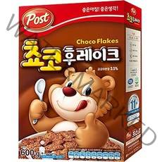 동서 포스트 쵸코후레이크 600g 식품 > 스낵/간식 스낵/시리얼 시리얼, 1개