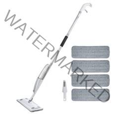 코멧 스프레이 밀대걸레 + 극세사 패드 4개 + 다용도 클리너, 1세트