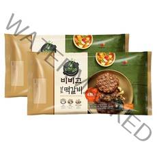 (냉동)비비고 남도떡갈비 375g+75gx2개, 375g+75g
