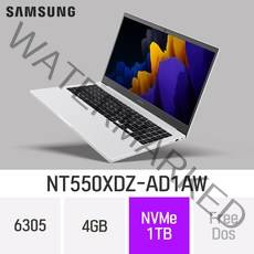삼성전자 노트북 플러스2 NT550XDZ-AD1AW, 4GB, 1TB, 미포함