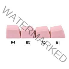 1u R1 R2 R3 R4 빈 두꺼운 PBT OEM 프로필 영숫자 키캡 diy용 맞춤형, 한개옵션2, 09 Pink, 01 1 pcs R1 1u