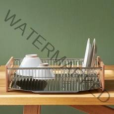 한샘 오크우드 원목 식기건조대