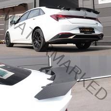 콘보이 아반떼CN7 GT윙 스포일러 버전3 리어스포일러 리어몰딩 에어로파츠 튜닝용품, 블랙 GT윙 스포일러 Ver.3, 아반떼CN7 (제작소요기간3~4일)