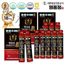 대한홍삼진흥공사 명품정 6년근 고려 홍삼스틱 진 실속형 (1포당 진세노사이드 18mg), 30개, 10g