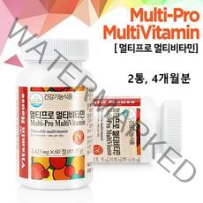 여성 종합비타민 영양제 멀티비타민 앤 미네랄 비타민B 판토텐산 비타민C 엽산 여자 포우먼 20대 30대 40대 50대 50+ 60대 실버 가족 추천 비타민k 요오드 없는 식약처인증, 2통, 1통당 60정