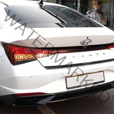 M-tech 신형 아반떼 CN7 튜닝 리어램프 육각 스티커 필름