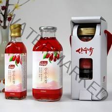 지리산 구례 산수유로 담은 산수유청 380ml 600ml 1000ml 산수유 원액 엑기스, 산수유청(380ml)