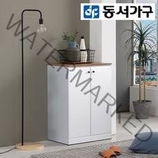 동서가구 허브 600 주방수납장(소) DF917083, 화이트