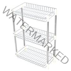 리빙나이스 사각 스탠드 선반 3단