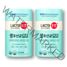 락토핏 생유산균 키즈 프로바이오틱스 60포 x 2통