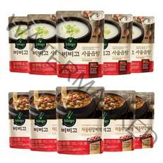 CJ 비비고 차돌된장찌개 460g 5봉+사골곰탕 500g 5봉 묶음