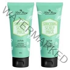 라벨영 비듬+각질+두피스케일링 쇼킹두피팩 일반린스/컨디셔너, 200ml, 2개