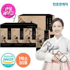천호식품 산삼배양근 더블랙 천호엔케어 60ml x 30포 선물세트 보약, 4개