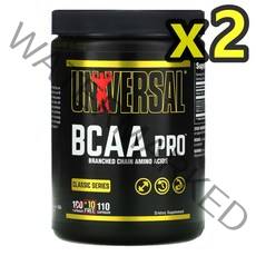 유니버셜뉴트리션 BCAA 프로 100캡슐 아미노산 2개