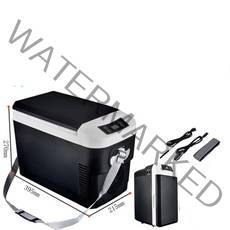 차량용 냉장고 소형차 겸용 12V-24V 전용 화물차 냉동고 항온탱크, 8L블랙 스타일 12v