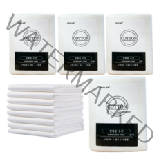 프리클라 일회용수건 10매X4 다용도 휴대용 먼지없는수건, 40매