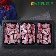 [농협횡성한우] 잡뼈 3kg (국거리 탕용) /횡성군수 어사품 인증, 단품, 단품