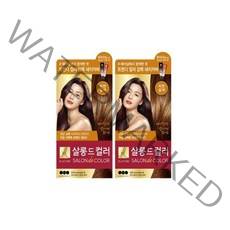 엘라스틴 살롱드컬러 흑갈색 염색약 2개, 엘라스틴 살롱드컬러 자연갈색