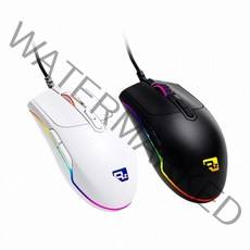 마이KIDMALL_RIZUM RS-G1 RGB 화이트 게이밍 마우스 게임 고급 유선 디자인 게이머 라이팅 유저용_MMY키드MAl몰, 별도의_옵션-없음, 별도의_옵션-없음