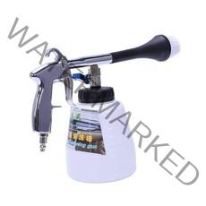 air Pulse device 토네이도 공압 먼지 총 자동차 인테리어 청소 총 휴대용 공기 총 (us interface) with brush head, 검정 흰색