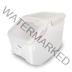 딩동펫 반려동물 이중캡 사료보관통 고급형 M, 혼합 색상