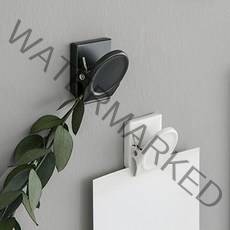 스윗브릿지 냉장고 자석 집게 다용도 걸이 2pset 2color, 블랙2P