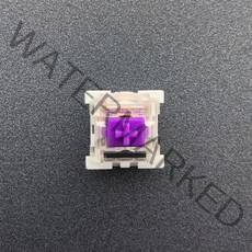 Outemu 스위치 기계식 키보드 스위치 3pin clicky 선형 촉각 무음 스위치 rgb led smd 게임 mx 스위치와 호환 가능, 10개, 보라색 스위치