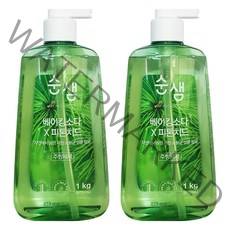 순샘 베이킹소다 X 피톤치드 주방세제 용기 1kg X 2개