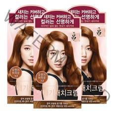 AP 려 우아채 새치크림 염색약 7O오렌지브라운x3개