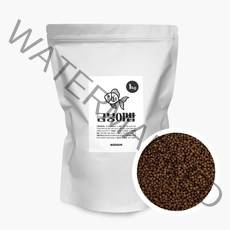 비지떡 금붕어밥 1kg (대용량) - 소형금붕어 사료