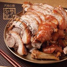 청풍명가 흑마늘족발 1.2kg 이상 후족 썰지않은 통족 돈마루 국내산 생족만을 사용합니다., 1개