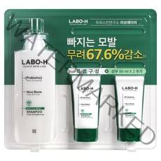 [트레이더스] 라보H 탈모완화 샴푸 400ML+50ML X2, 400mlX1입 + 50mlX2입