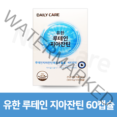 유한양행 루테인 지아잔틴 눈 영양제 60캡슐 (2개월분), 루테인지아잔틴 60캡슐