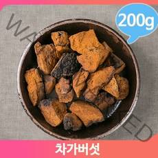 러시아산 차가버섯 200g 우려먹는 차가버섯차 건강차