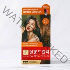 [메가마트]엘라스틴 살롱드컬러 자연갈색 100g, 0개, 필수