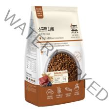 무마진 국내산 소프트 사료 1kg+무마진 텐탈껌3P, 소고기&황태1kg+무마진덴탈껌3P