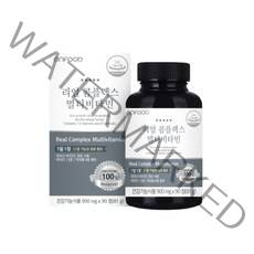 온푸드 리얼 콤플렉스 멀티비타민 900mg x 90정 1병 3개월분 종합비타민