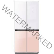 하이얼 글램 글라스 양문형냉장고 방문설치, HRS445MNWP