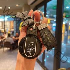BMW 미니 키케이스 미니쿠퍼 스마트 키링 키홀더 키링제렌폴 열쇠고리 차량용품, 블랙