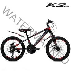 K2BIKE 주니어 MTB자전거 로건2.1D 20인치 21단 MTB 자전거, 로건2.1D 20인치 매트블랙 조립+사은품C