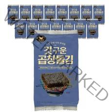 만전김 갓구운 곱창돌김 도시락김, 5g, 16봉