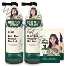 달리프 세이지 베러 루트 비듬케어 탈모증상완화 댄드러프 헤어토닉 100ml + 샴푸 파우치 6ml x 2p, 2개