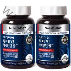 뉴트리디데이 프리미엄 루테인 지아잔틴 골드 30g, 2개, 60정