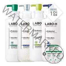 아모레퍼시픽 NEW 라보에이치 탈모증상완화 샴푸 400ML 모음 (+추가증정), 1세트