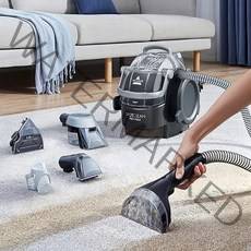 업소용무선청소기 영업용 청소기 spotclean 진공 청소기 3617z 휴대용 스팀 청소기 소파 카펫 커튼 자동차 스프레이 흡입 통합 기계 청소 기계, 검은색, 영국