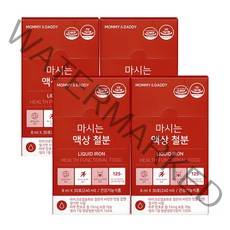 마미앤대디 임산부 마시는 액상 철분제 30p, 4개, 240ml