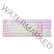 ABKO KN01 텐키리스 PBT RGB 무접점 키보드, 화이트, 45g