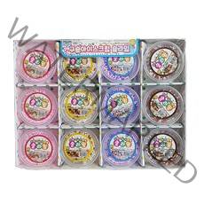 미정아트 구슬 아이스크림 슬라임 더블초코렛 3p + 딸기플레인 3p + 바나나스플릿 3p + 코튼캔디 3p, 혼합 색상