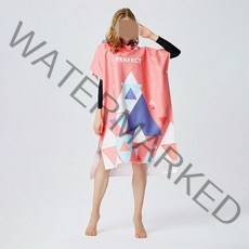33C 비치판초 서핑판초 판초타올, 07 퍼펙트핑크