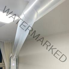 에어컨 비닐 터널 긴 봉투 에어컨없는 방 연결 통로 작업현장 시원한 바람, 4 고급형 폭450mm x 길이15M